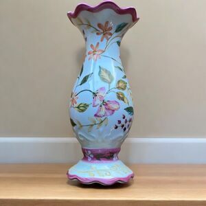 Capriware Hand Painted Floral Collectible Porcelain Bud Vase